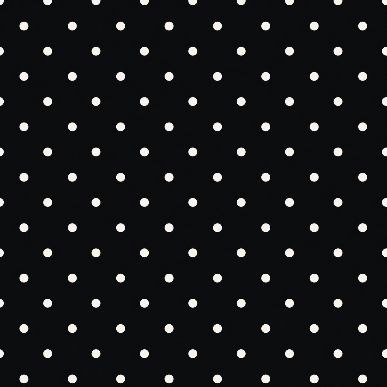 Tiramisu Black and white small polka dot fabric swatch